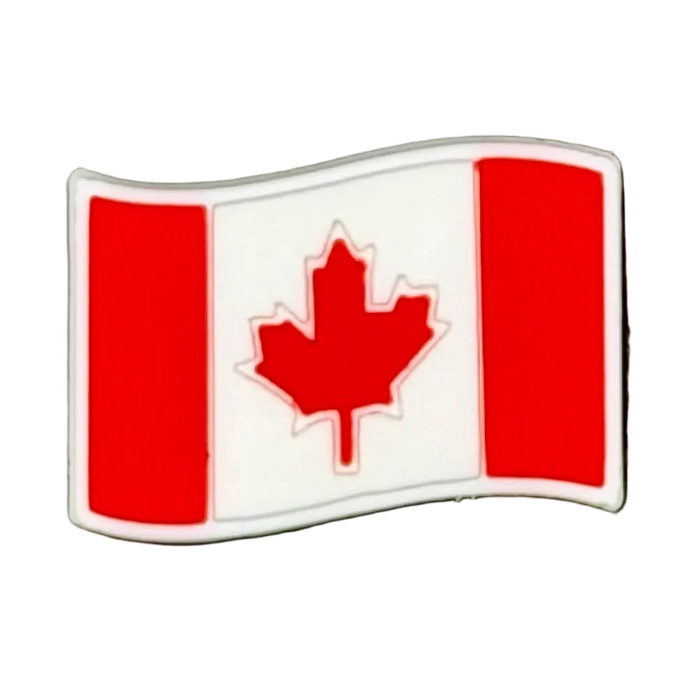 Canada Flag Shoe Charm