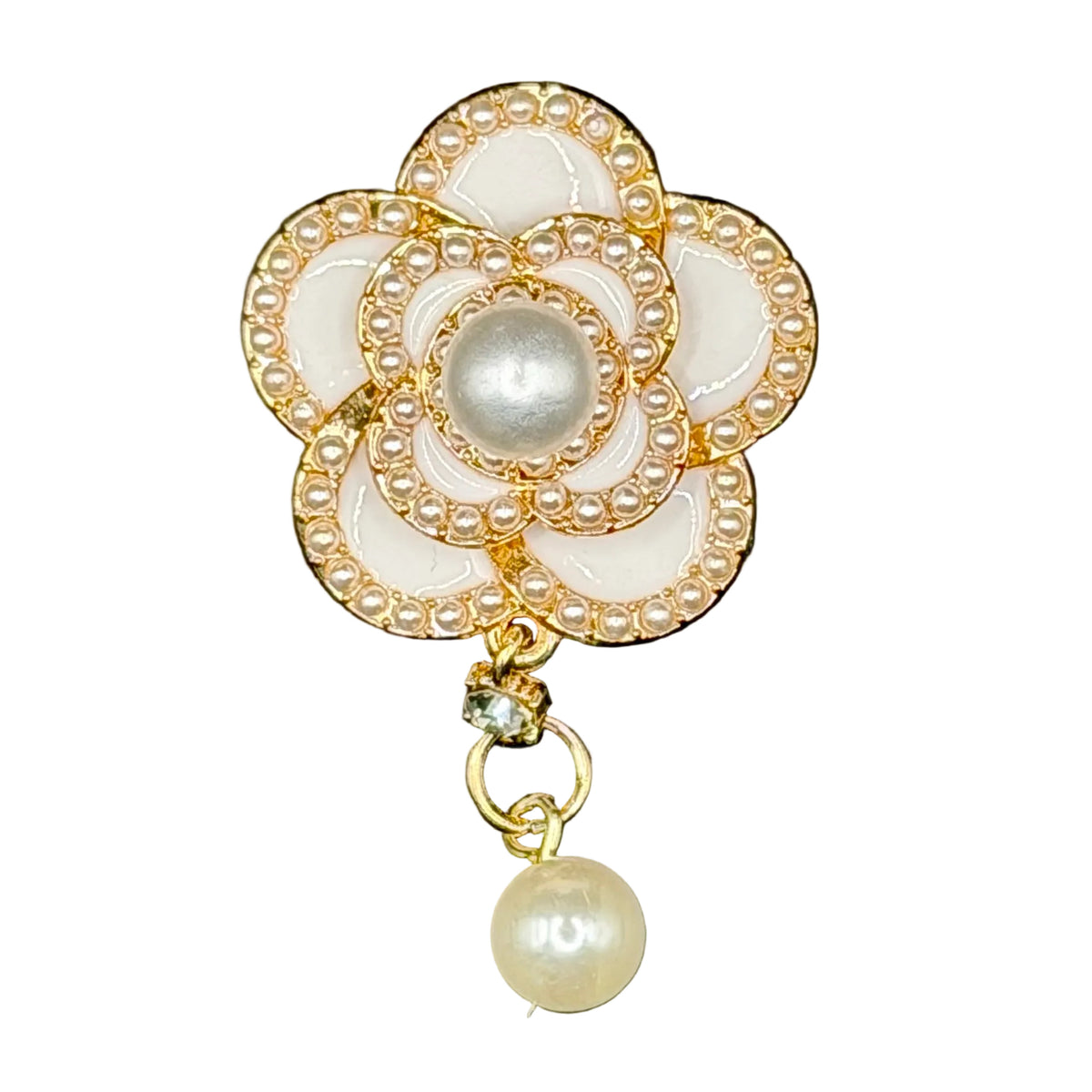 XL Flower Dangle (Metal) Shoe Charm