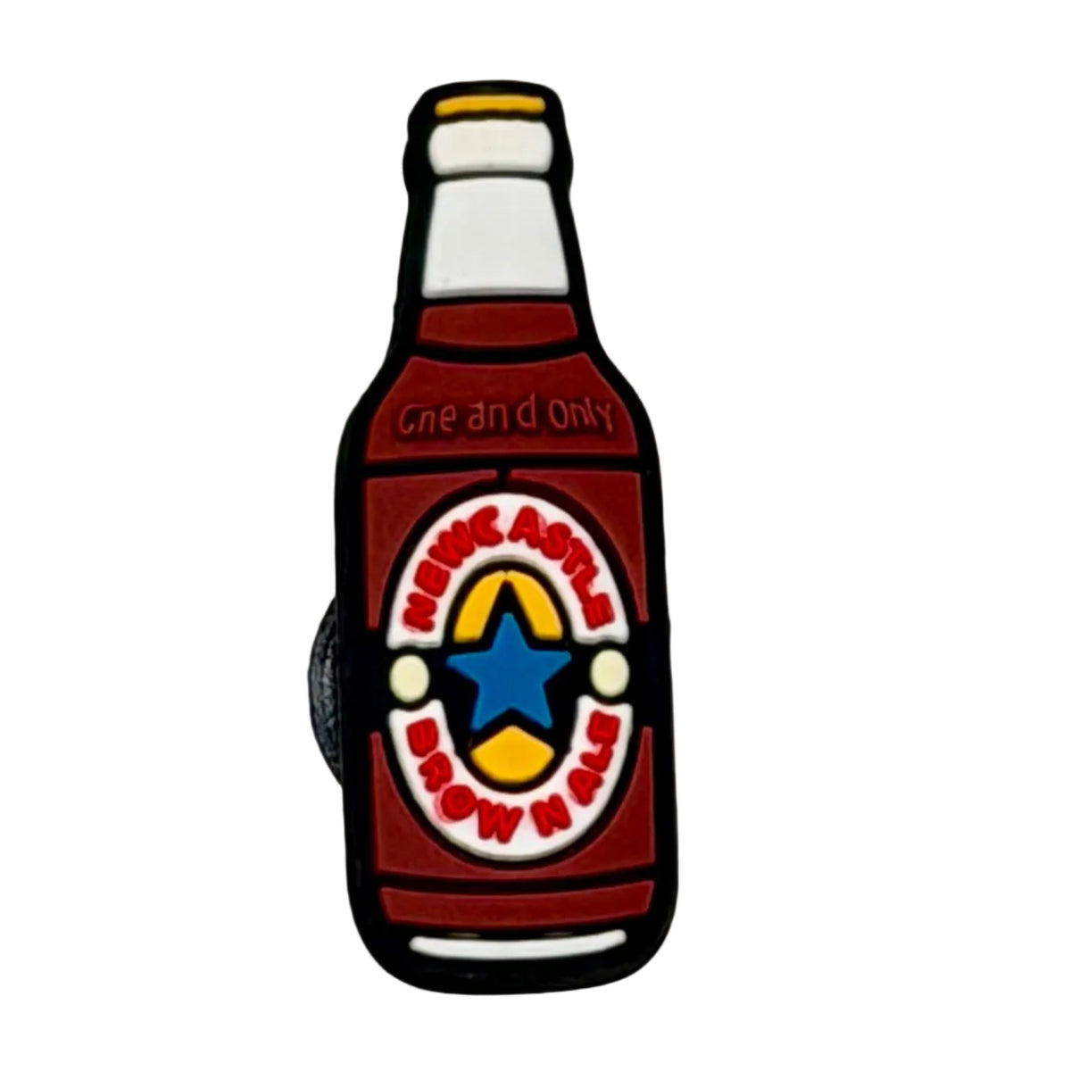 Newcastle Brown Ale Bottle Shoe Charm