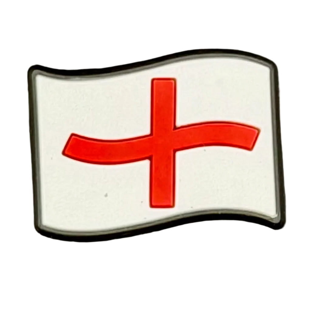 England Flag Shoe Charm