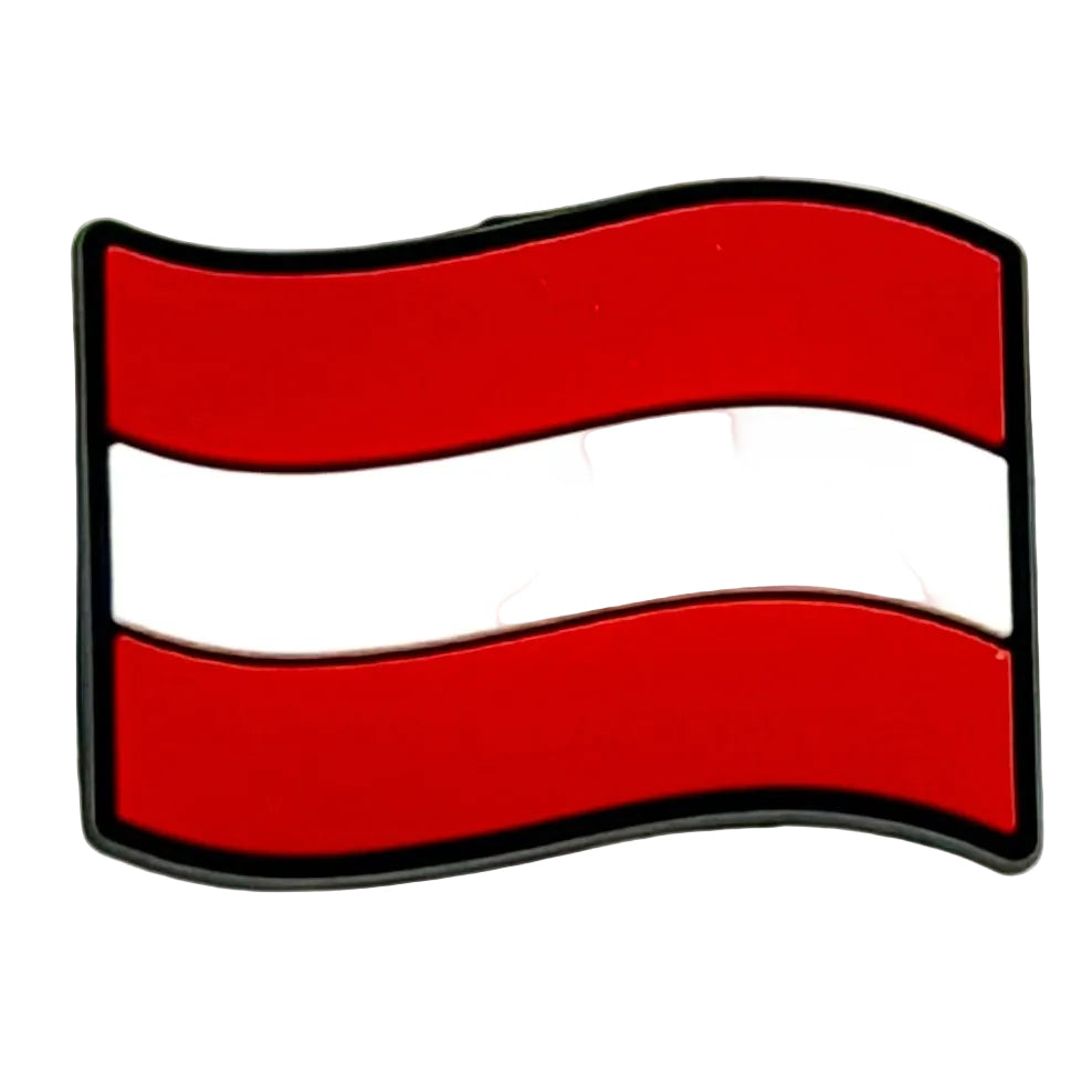 Austria Flag Shoe Charm