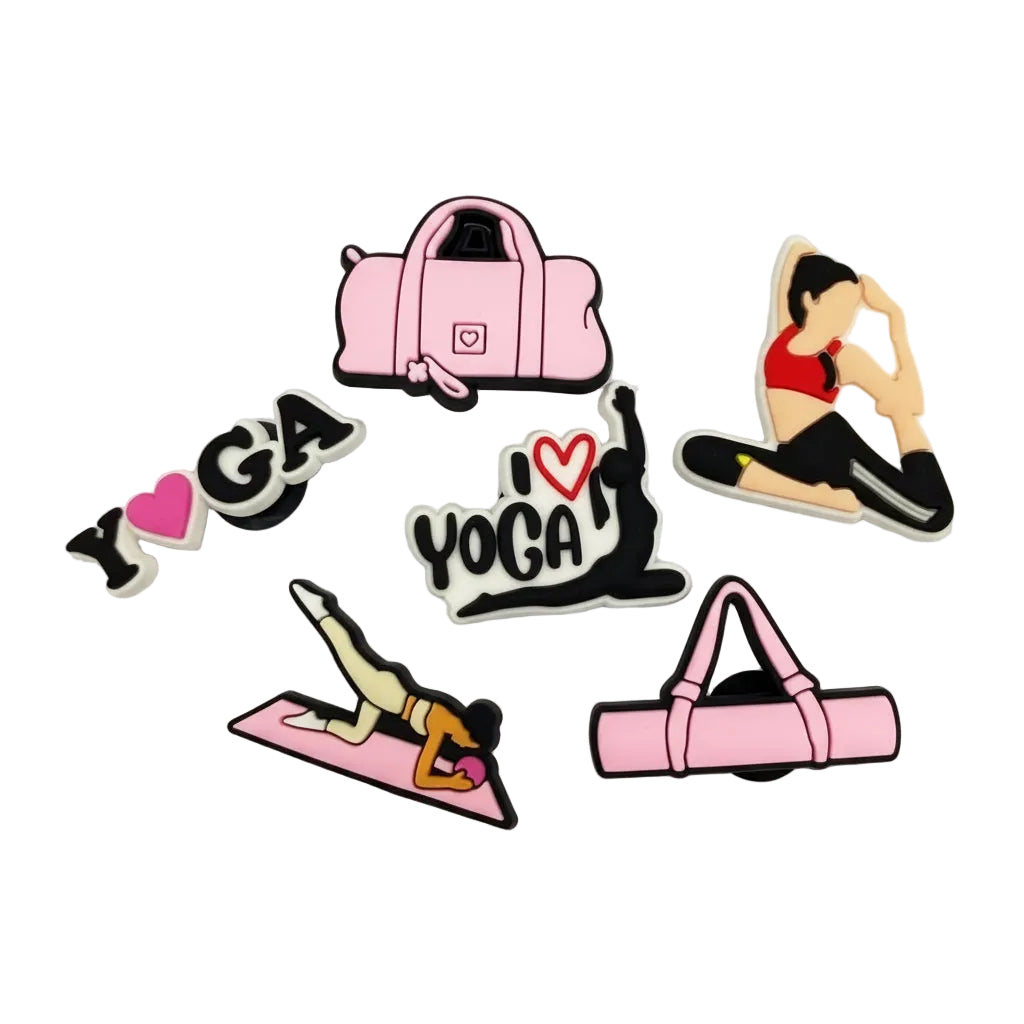 Yoga Bundle 6 Shoe Charms