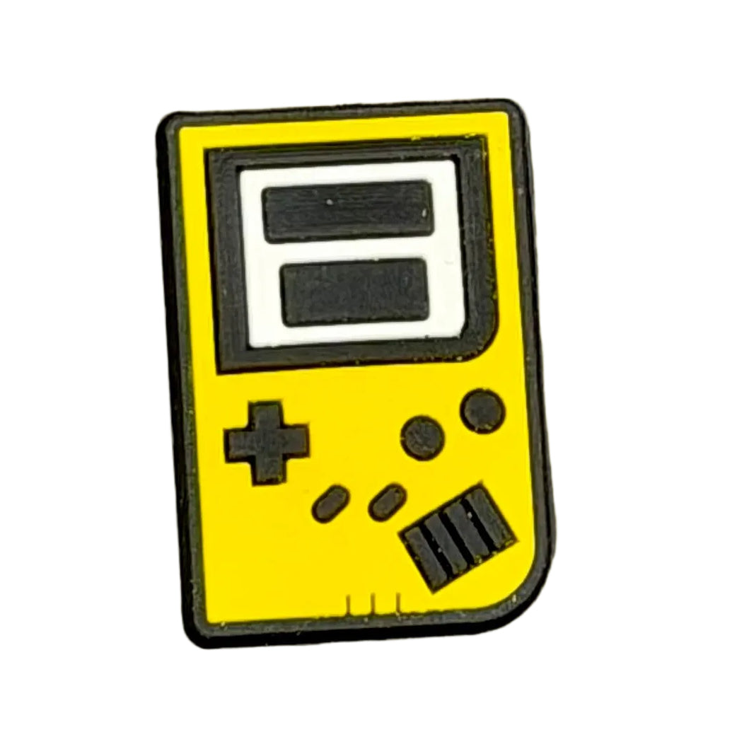 Retro Gameboy Yellow Shoe Charm