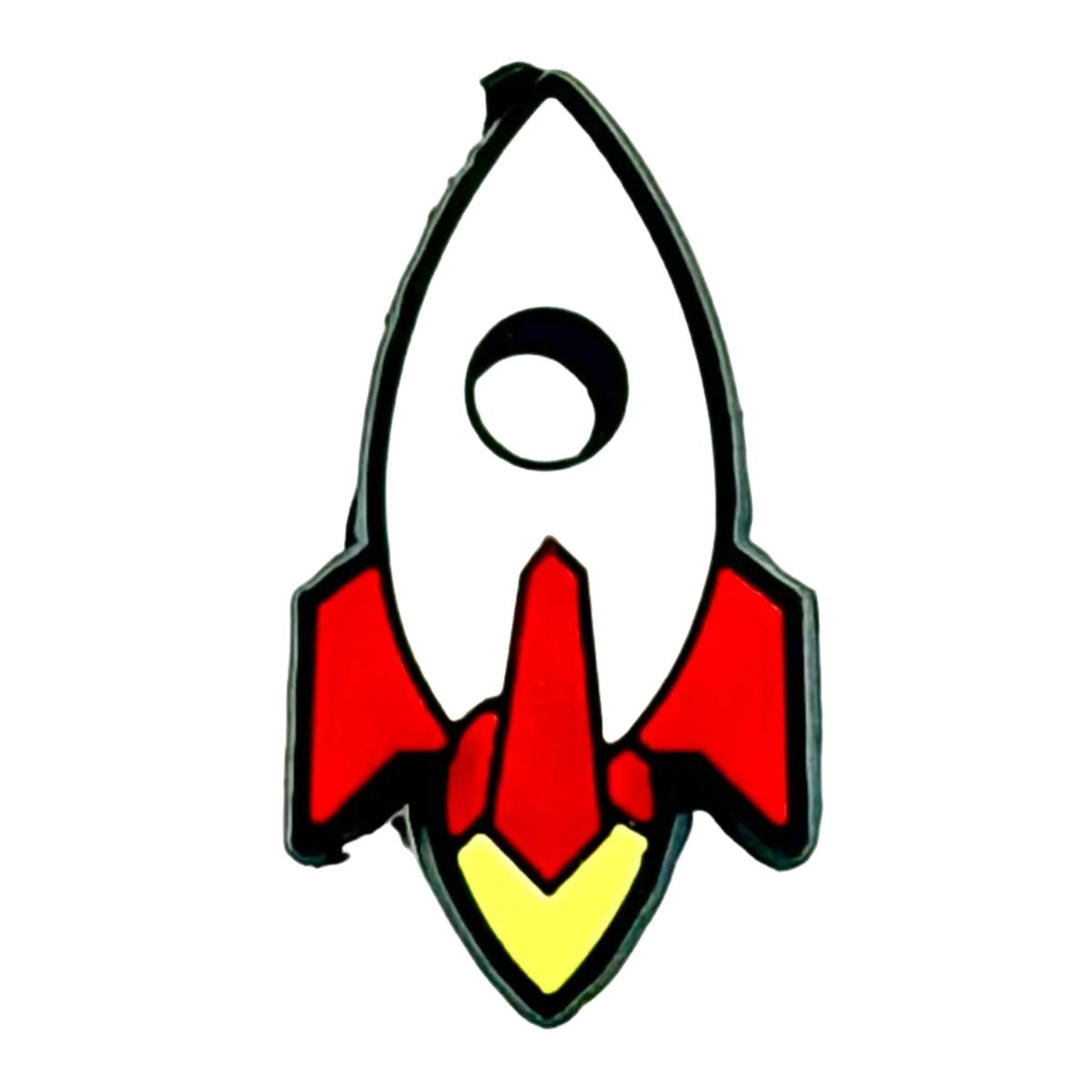 Space Rocket Shoe Charm