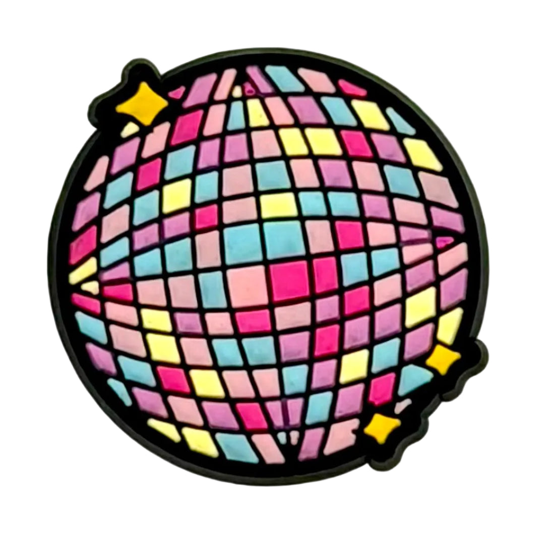 Disco Ball Shoe Charm