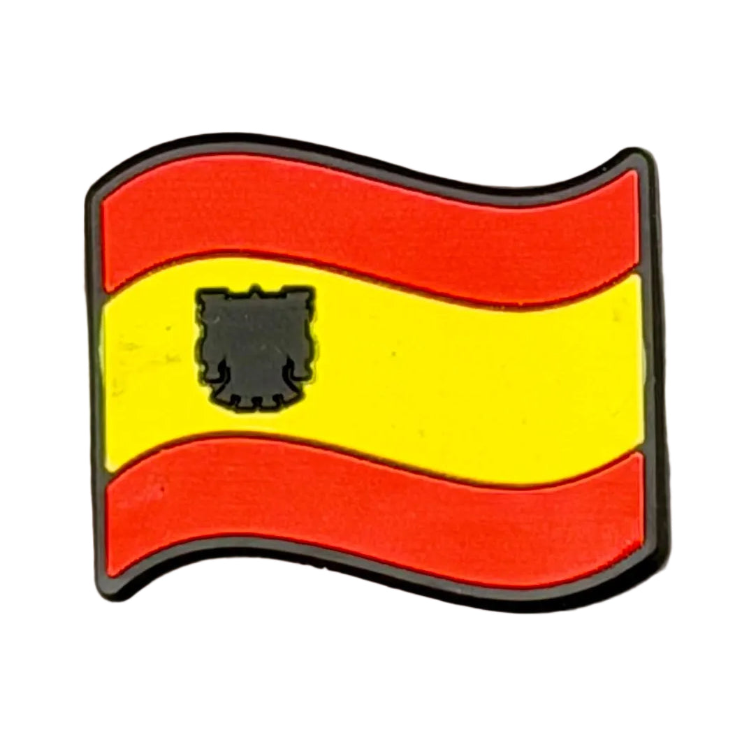 Spain Flag Shoe Charm
