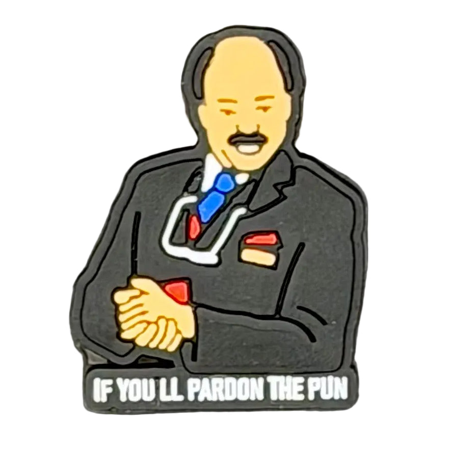 ‘Pardon the pun’ Shoe Charm