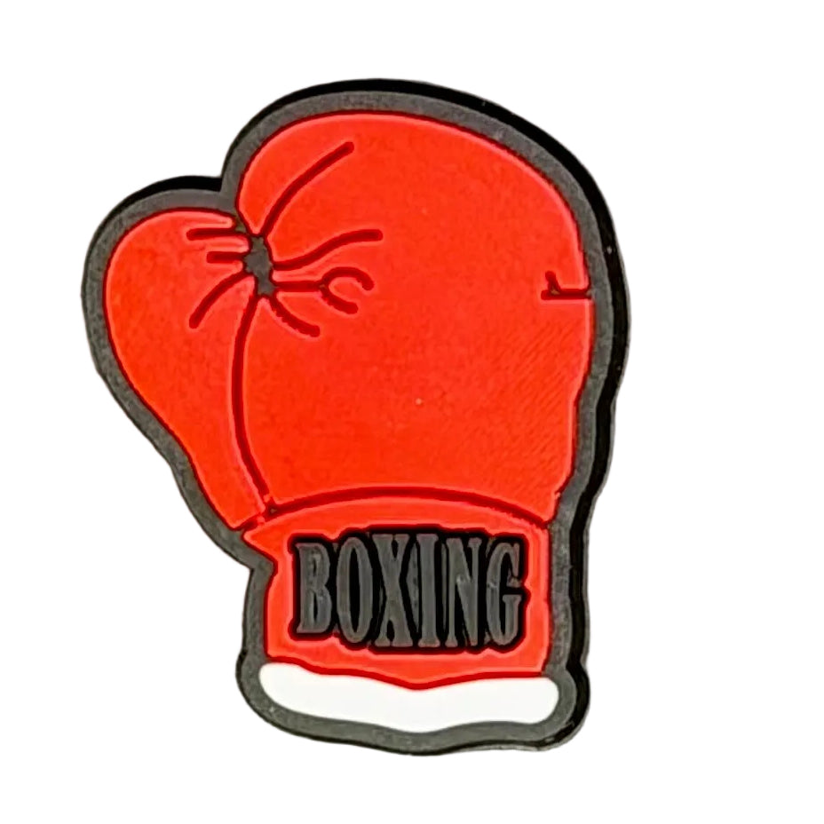 Boxing Glove Shoe Charm
