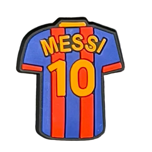 Messi Barca Shirt Shoe Charm