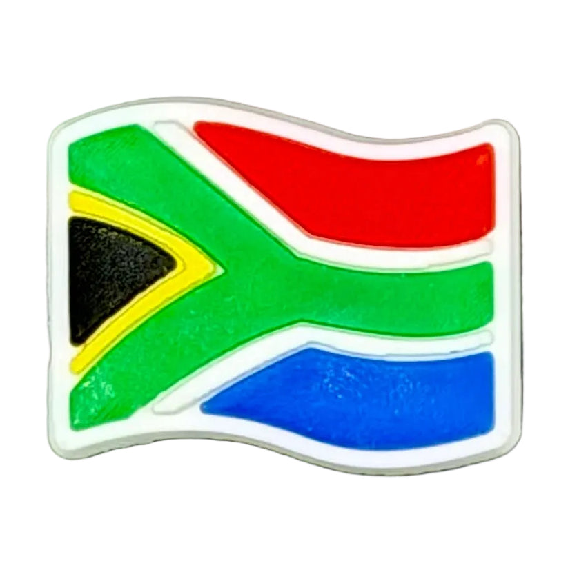 South Africa Flag Shoe Charm