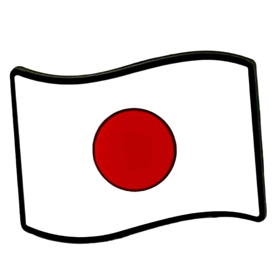 Japan Flag Shoe Charm