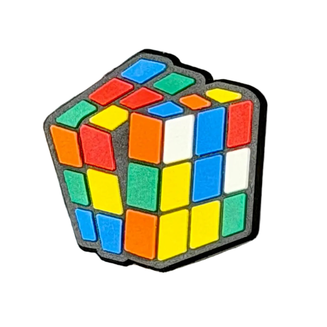 Retro Rubix Cube Shoe Charm