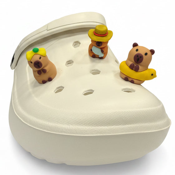Capybara 3D Shoe Charm