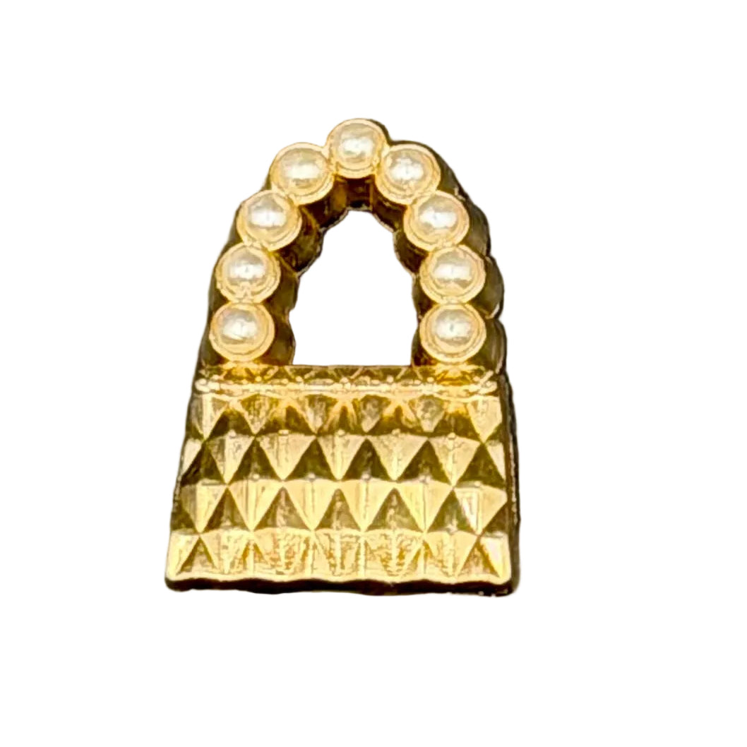 Handbag (Metal) Shoe Charm