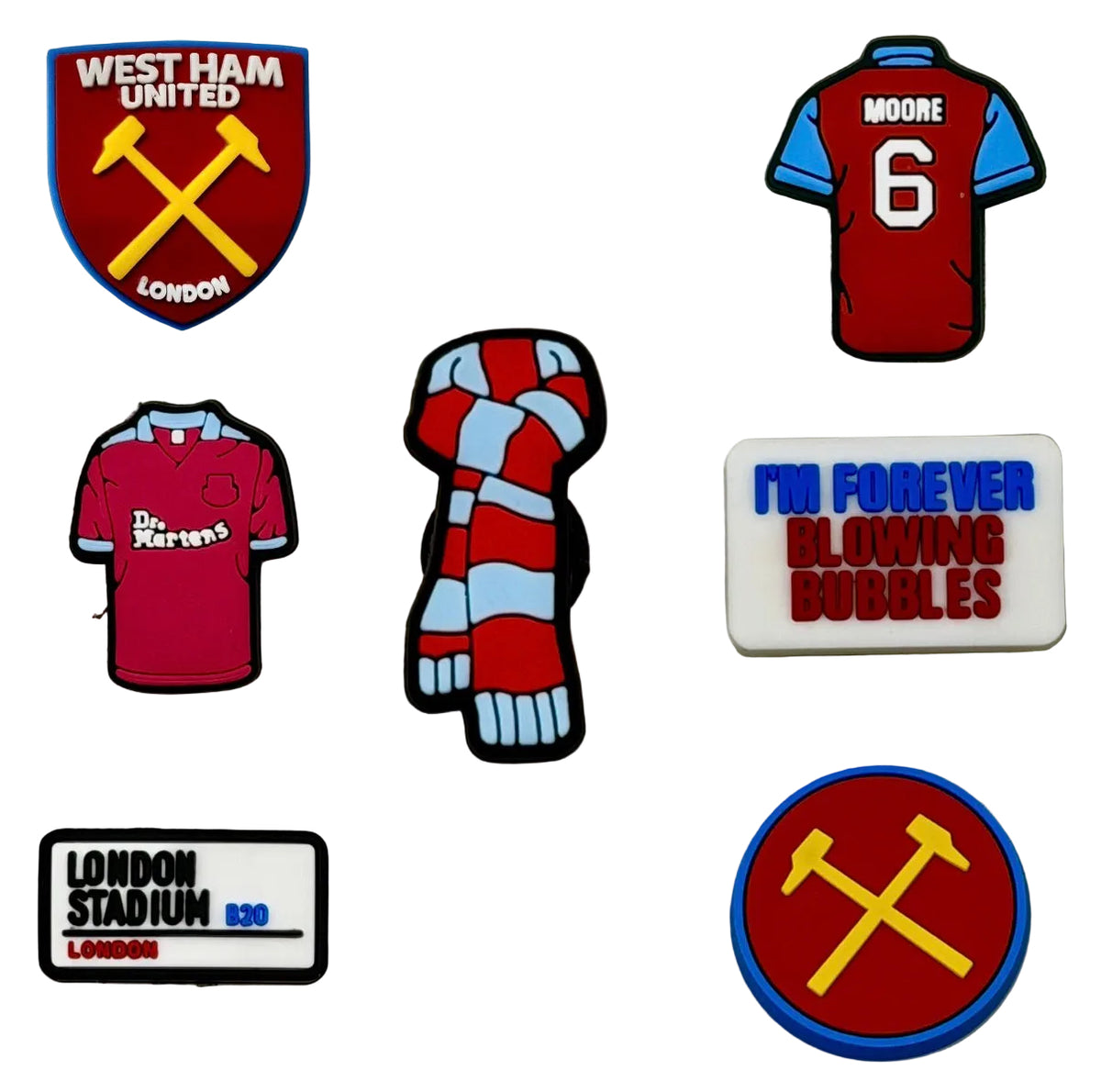WHU-BUNDLE 7 Shoe Charms