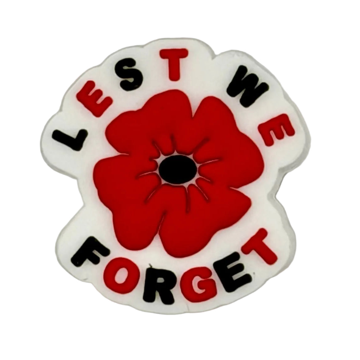 Lest We Forget Poppy Shoe Charm