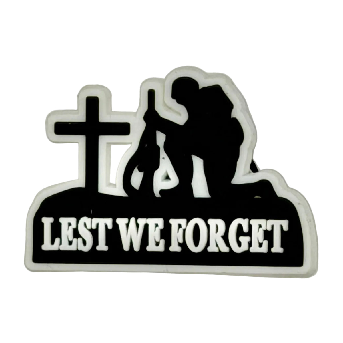 Lest We Forget Poppy Shoe Charm