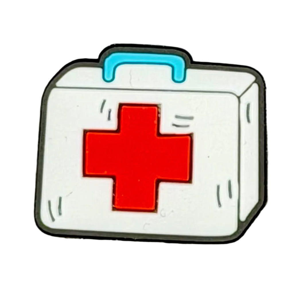 First Aid Box Shoe Charm