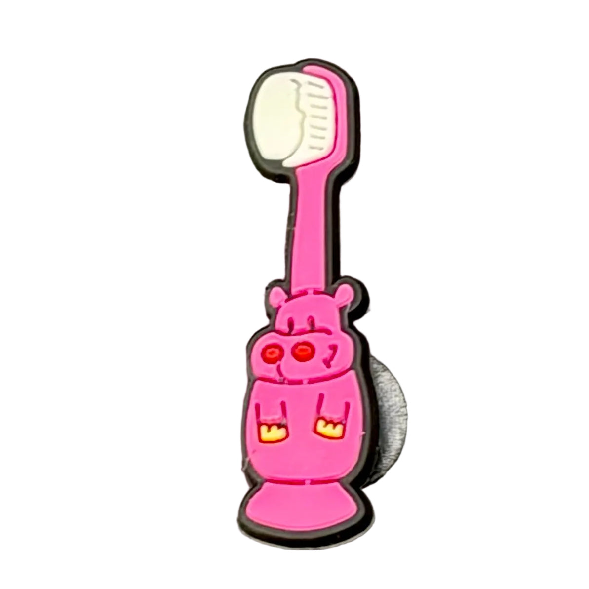 Pink Toothbrush Shoe Charm