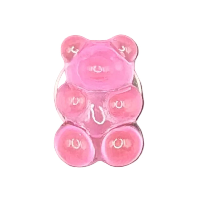 Gummy Bear (Plastic) Shoe Charm DARK PINK