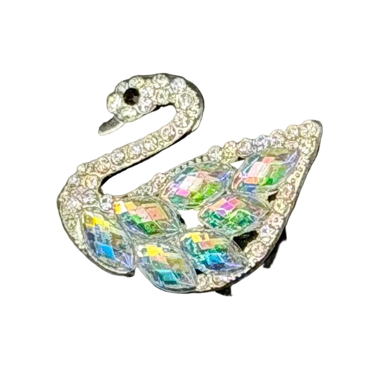 Swan (Metal) Shoe Charm