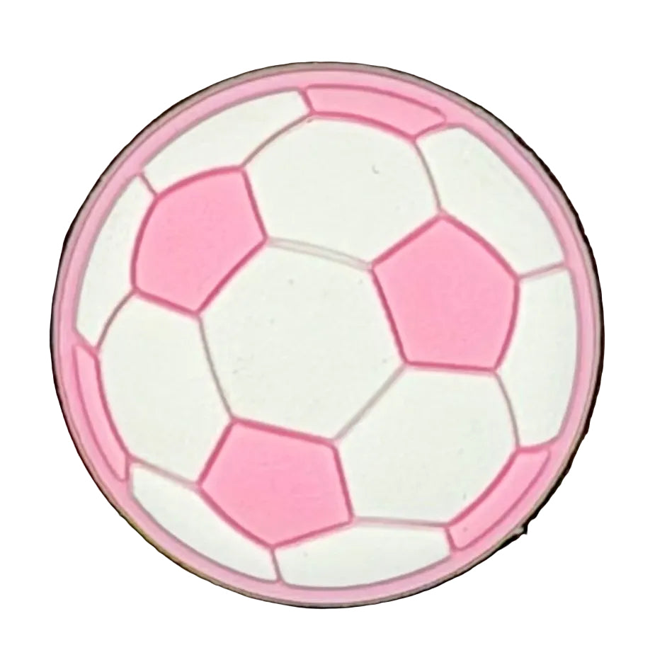 Pink Football Shoe Charm
