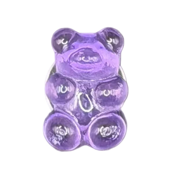 Gummy Bear (Plastic) Shoe Charm PURPLE