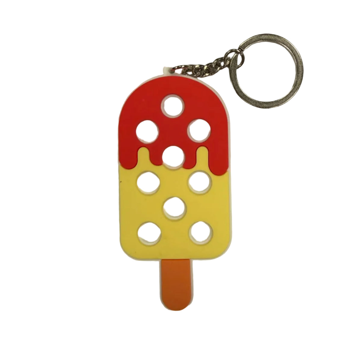 Keyring - Red & Yellow Charm Lolly Keyring