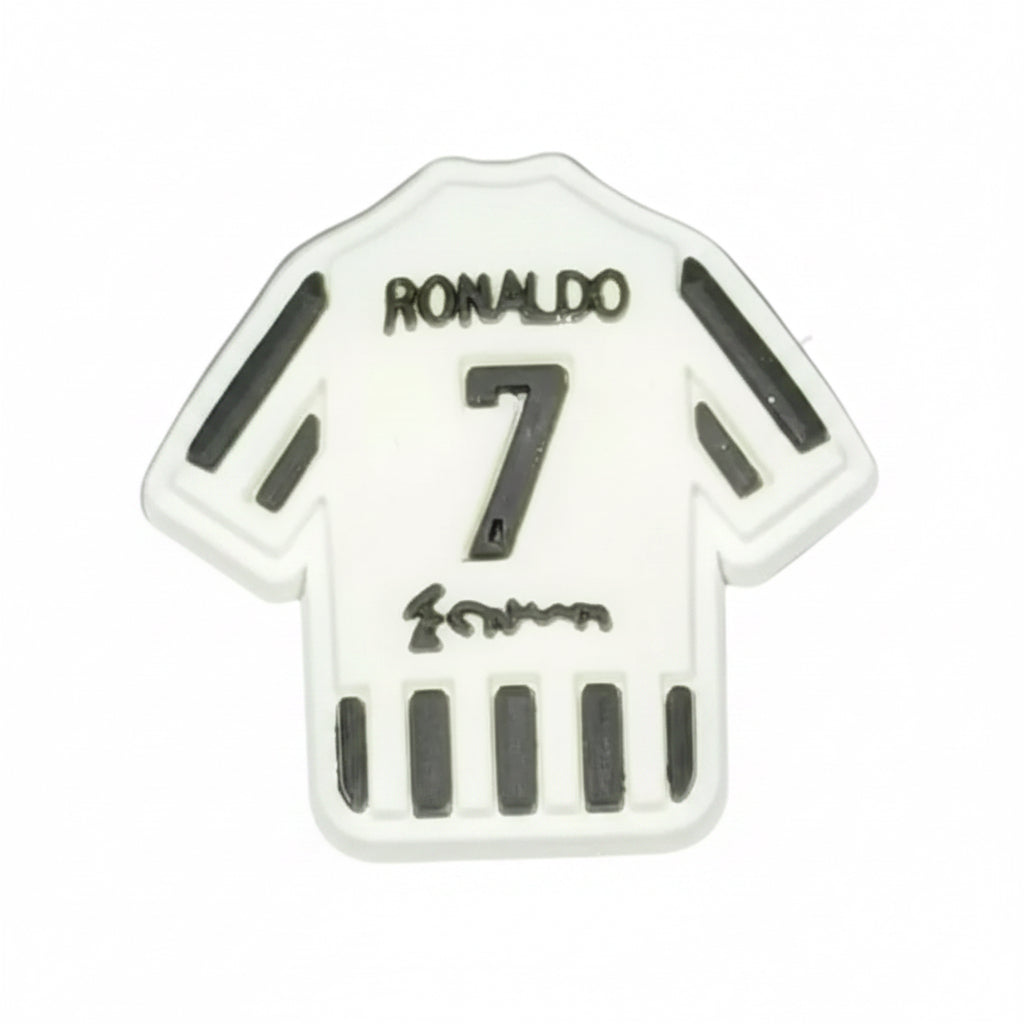 Ronaldo Juve Shirt Shoe Charm