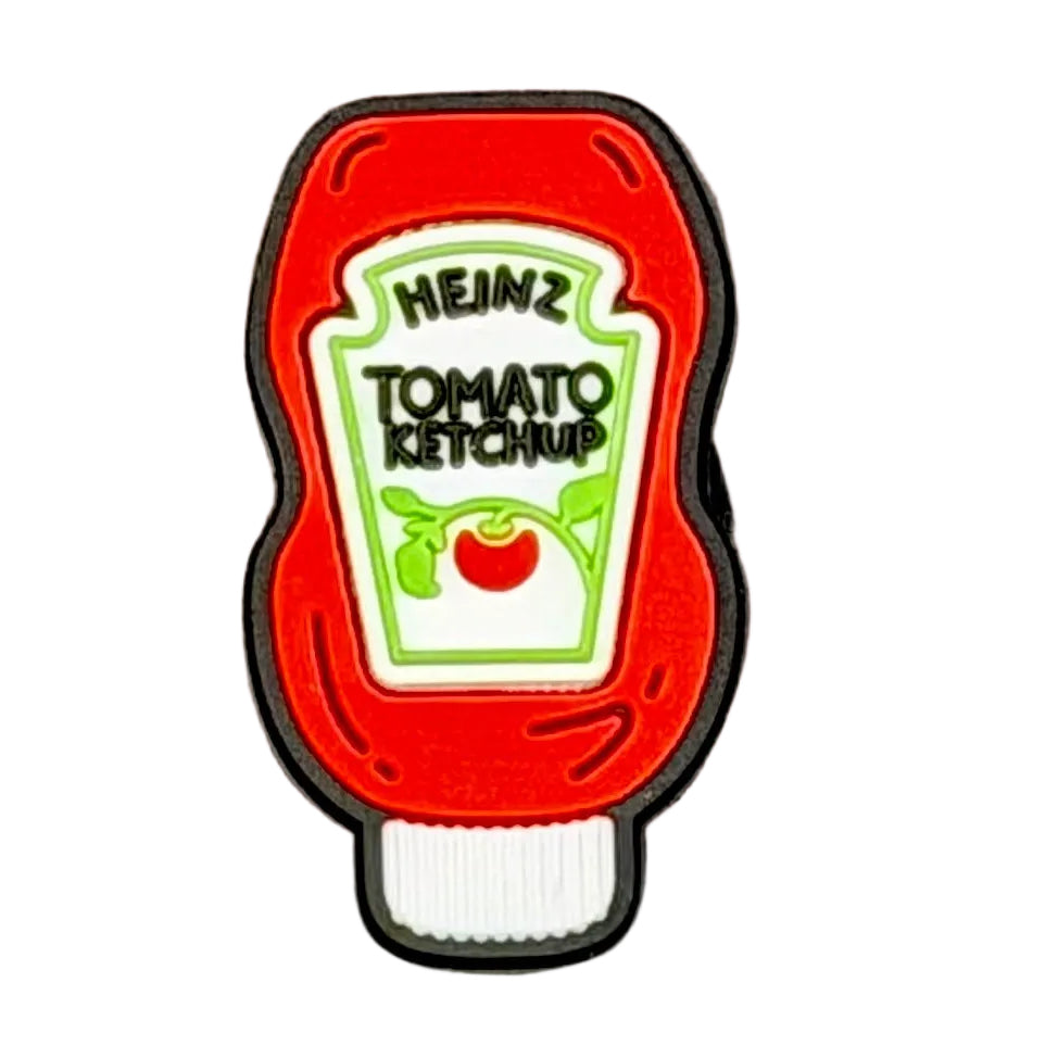 Ketchup Shoe Charm