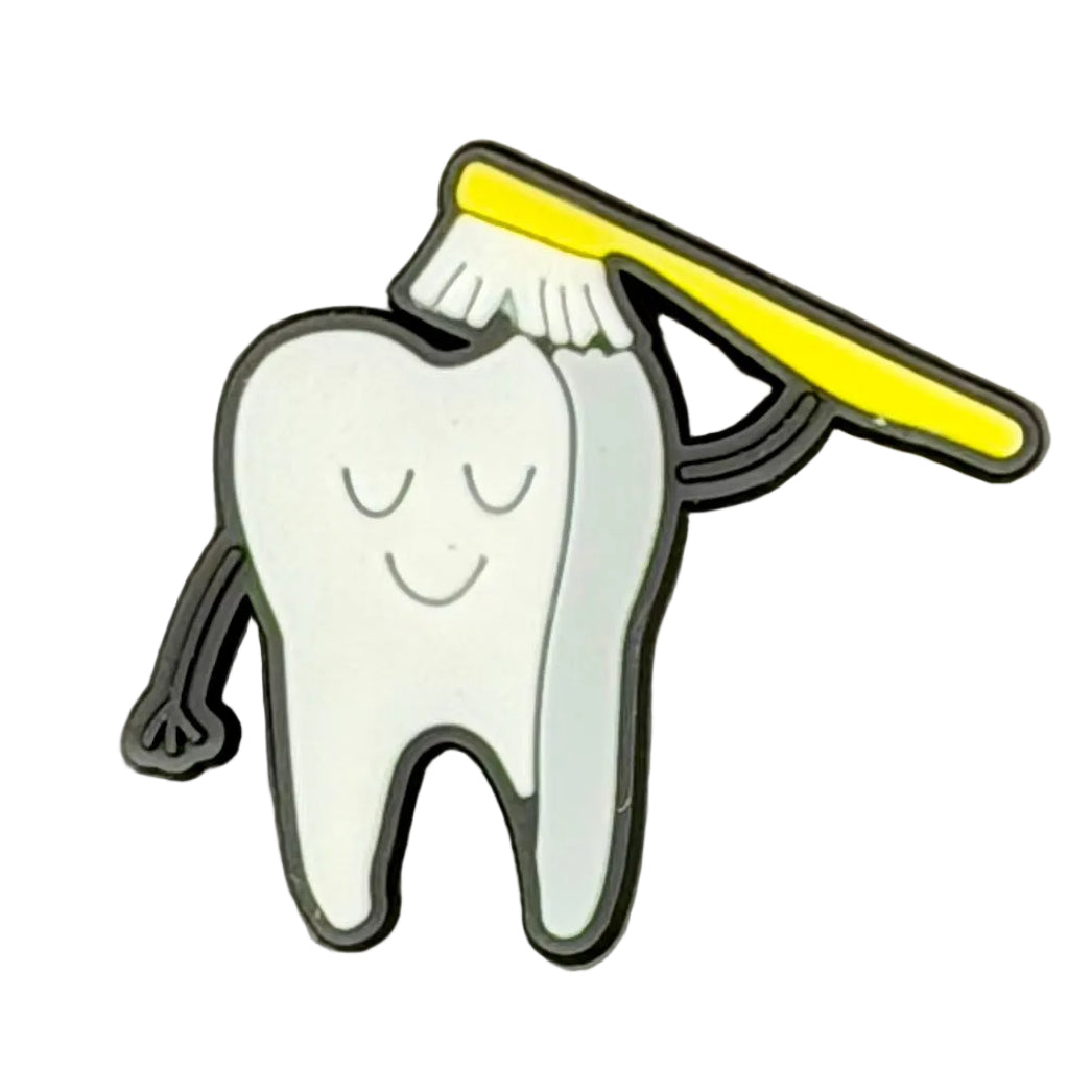 Tooth Brushing Shoe Charm