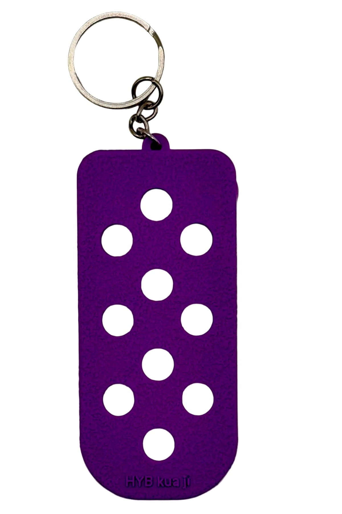 Keyring Charm Holder - PURPLE