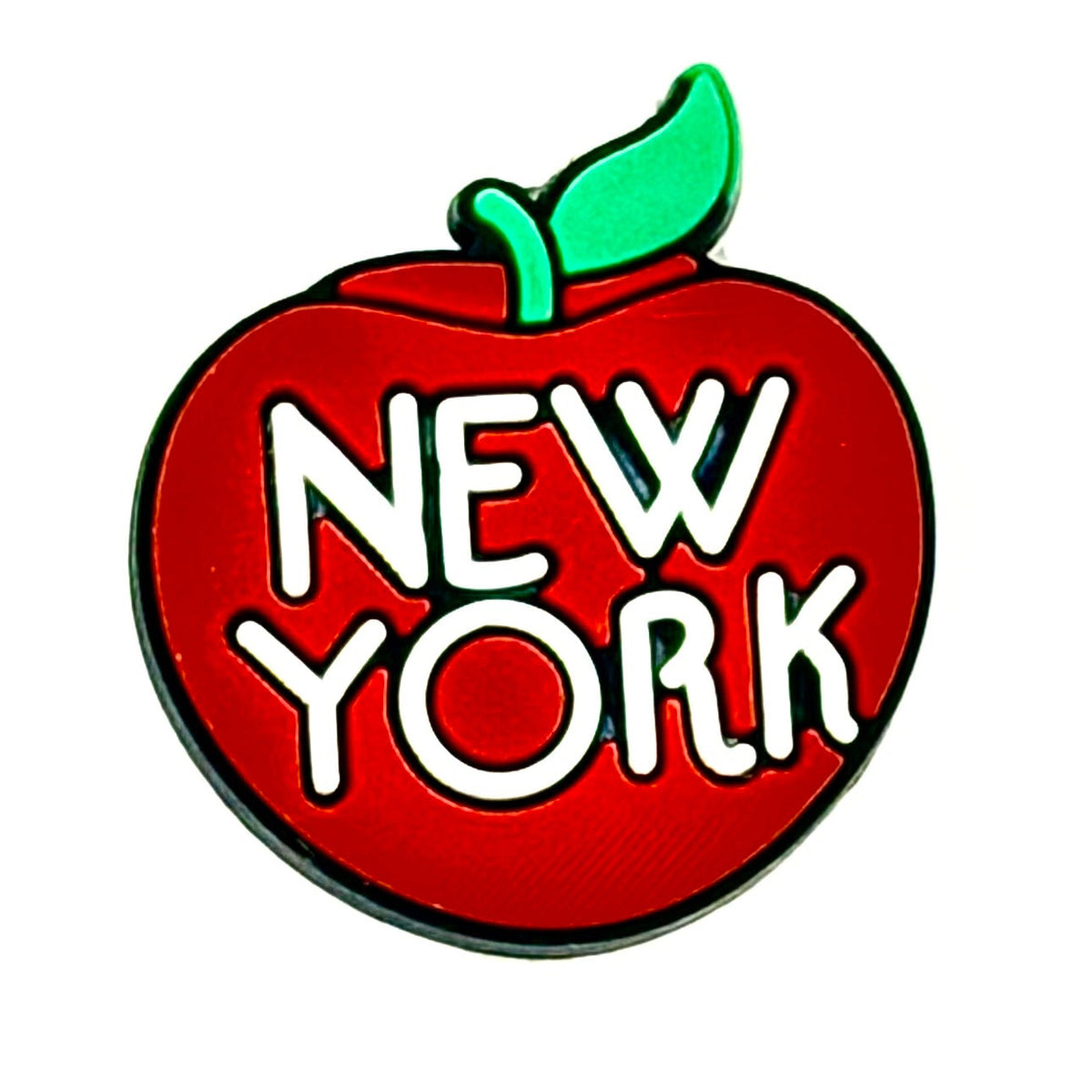 New York Apple Shoe Charm
