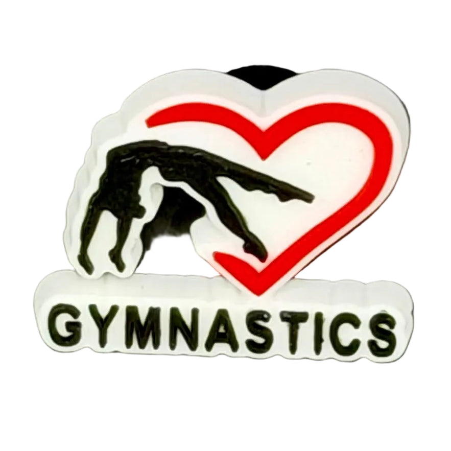 Love Gymnastics Shoe Charm