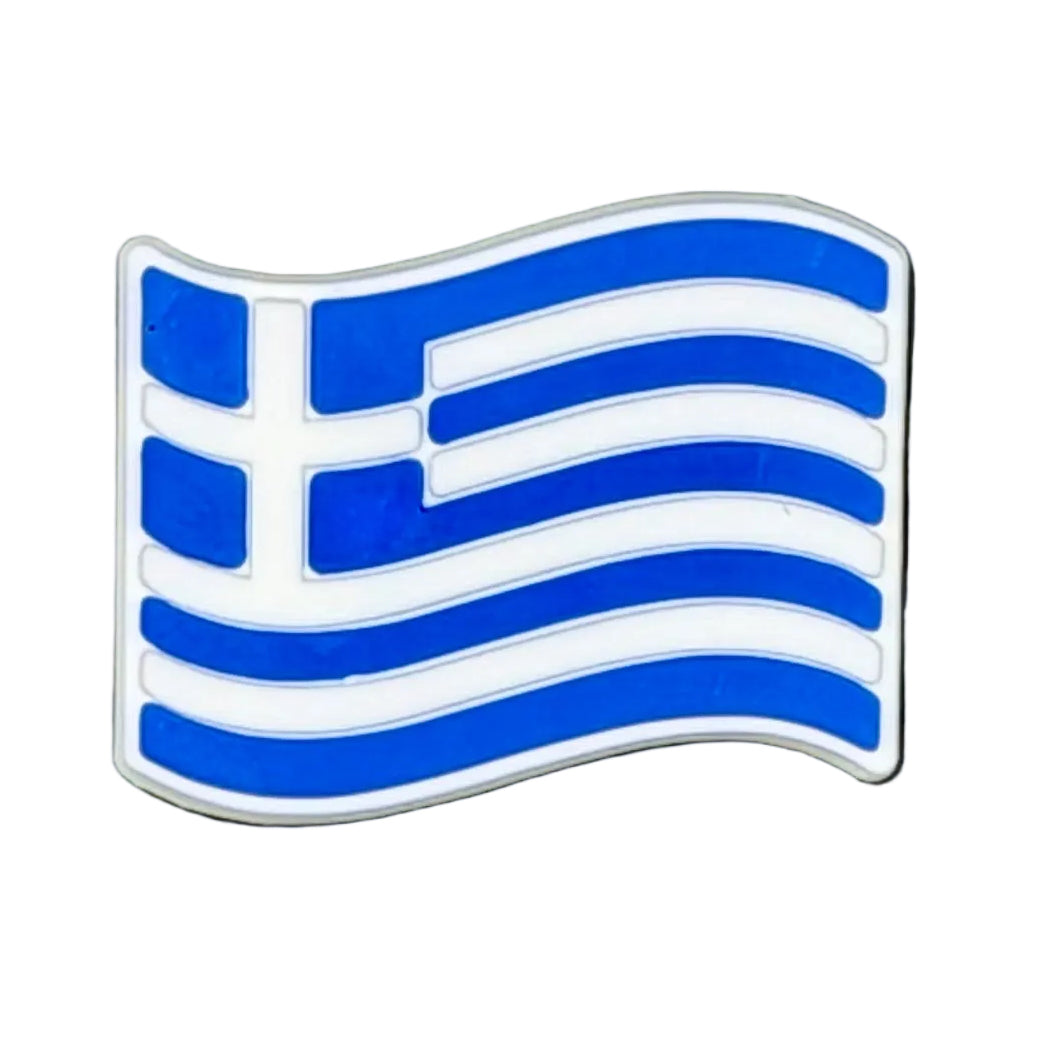 Greece Flag Shoe Charm