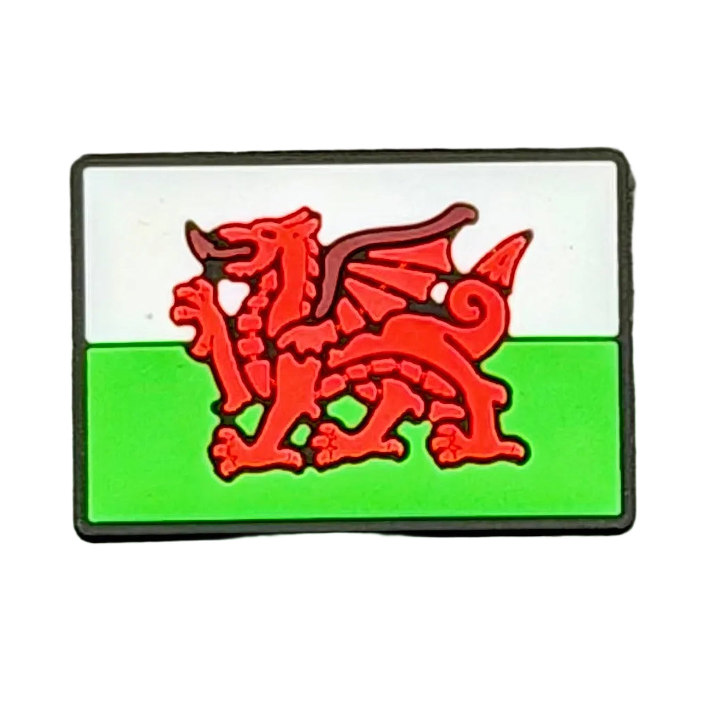 Wales Flag Shoe Charm