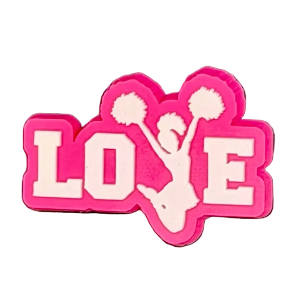 Love Cheerleading Shoe Charm