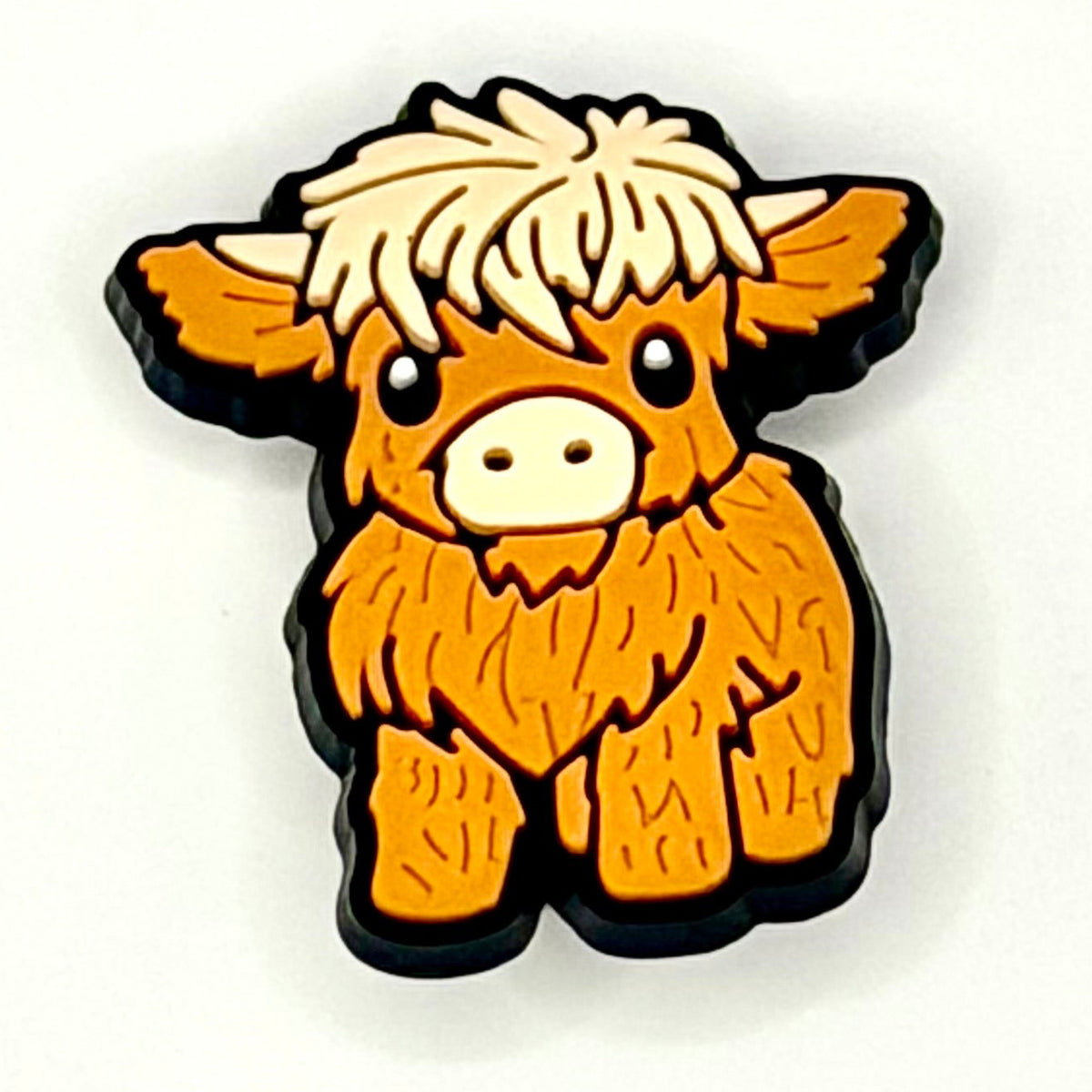 Highland Cow Shoe Charm