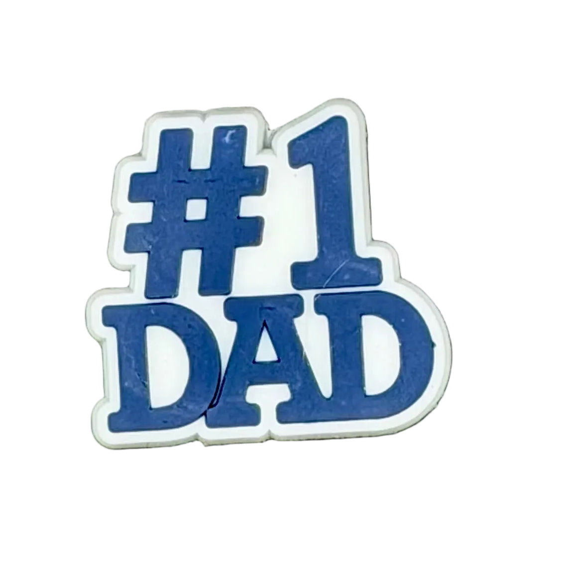 #1 Dad Shoe Charm