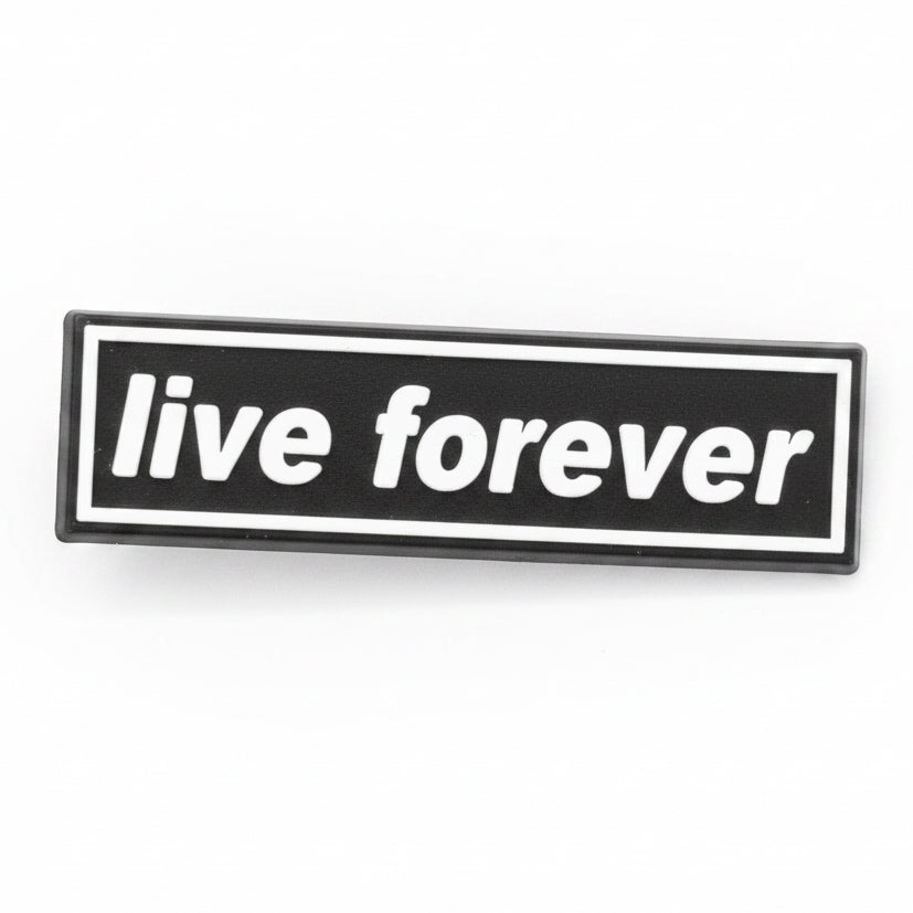 Oasis - ‘live forever’ Shoe Charm