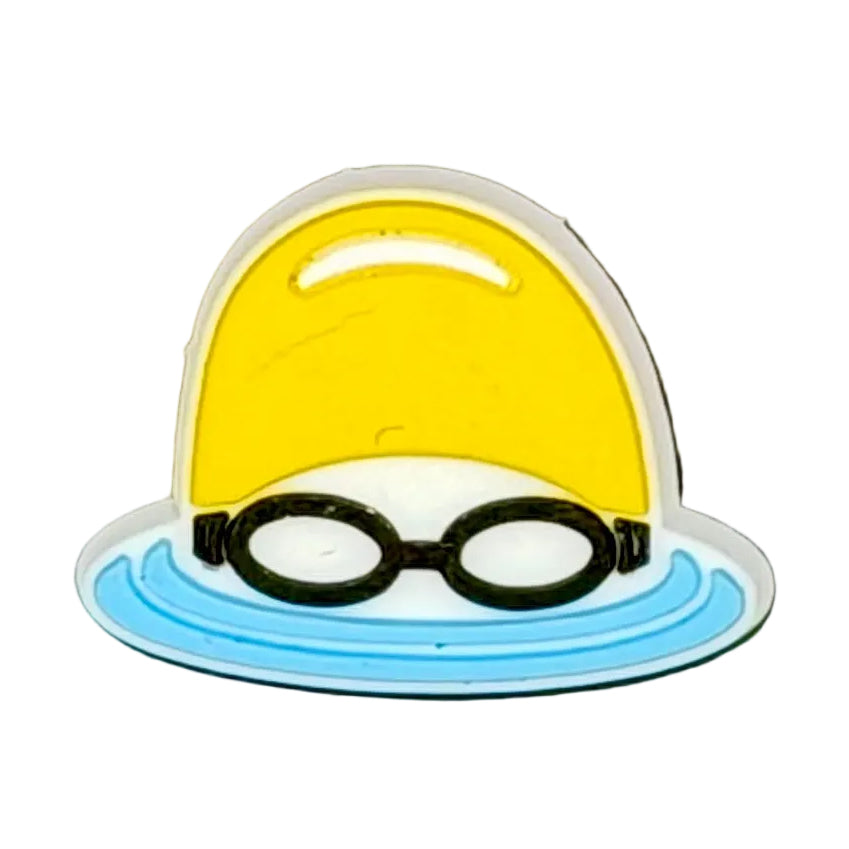 Swim Hat Shoe Charm