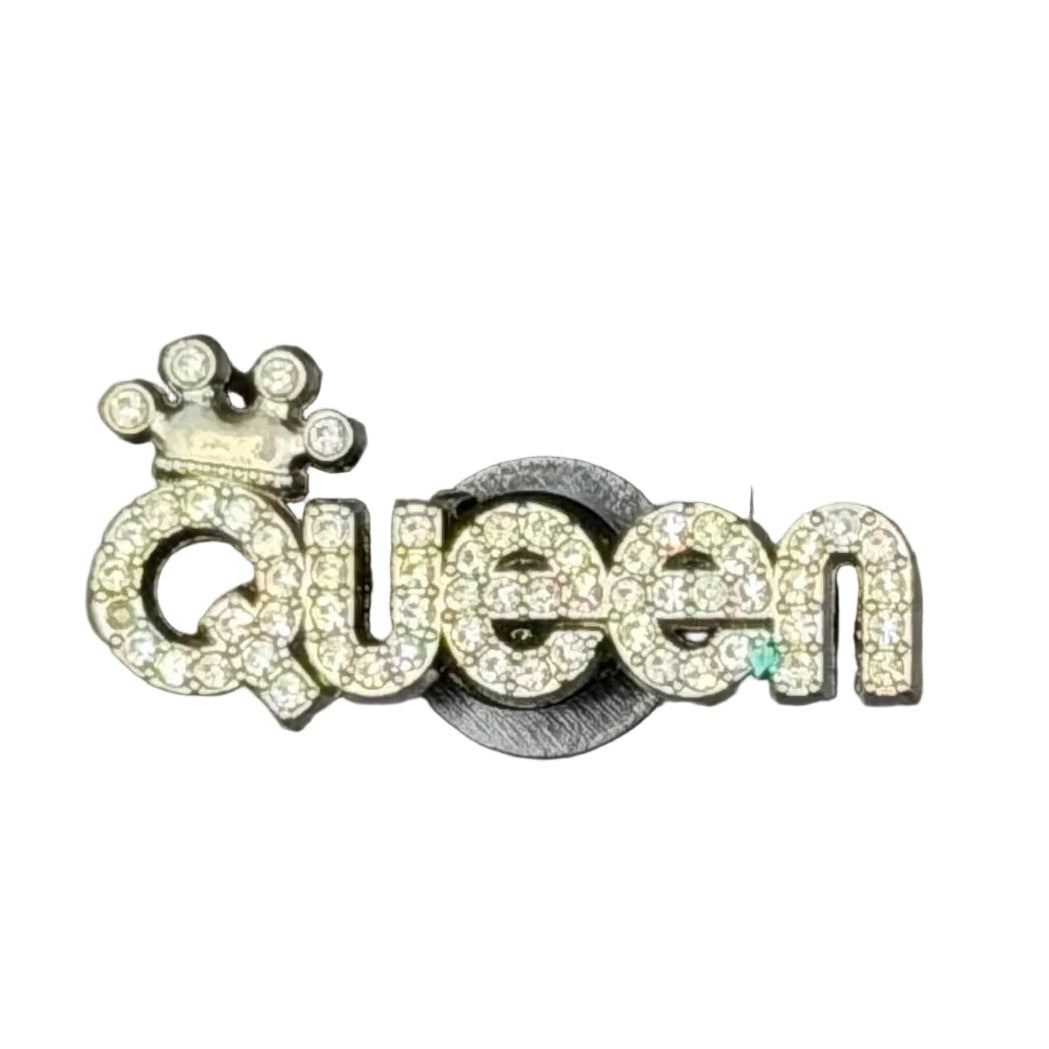 'Queen' (Metal) Shoe Charm
