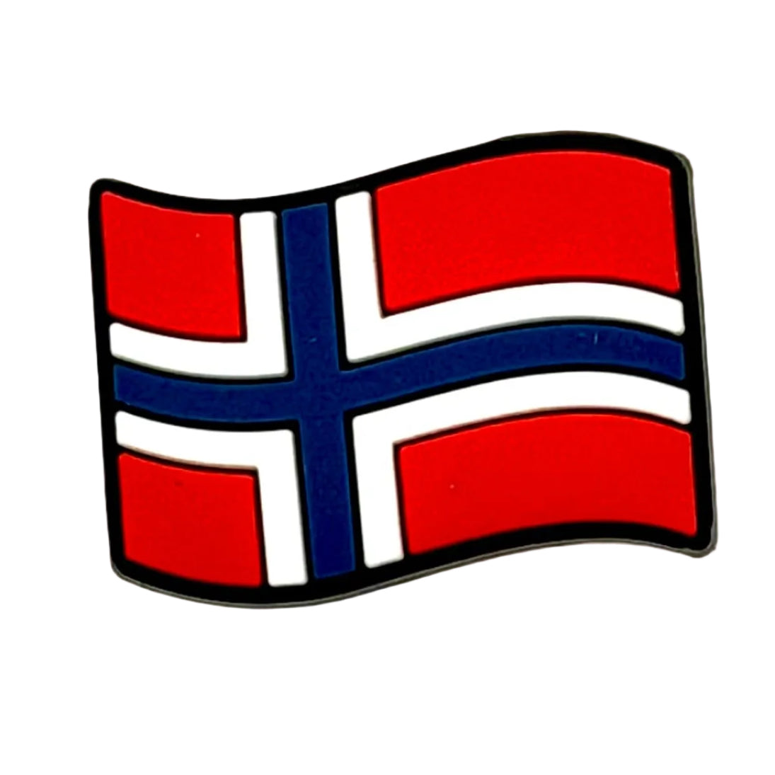 Norway Flag Shoe Charm