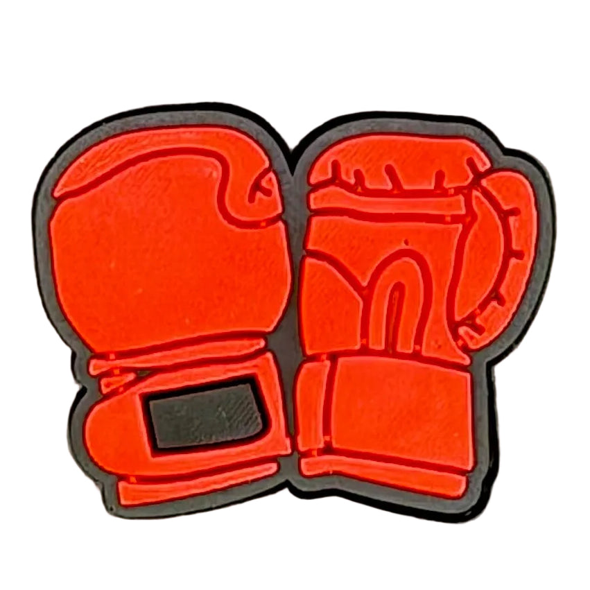Boxing Gloves Shoe Charm