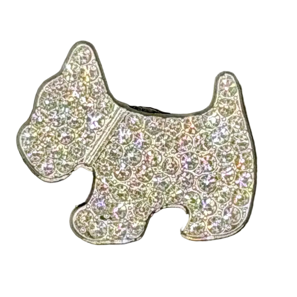 White (Metal) Shoe Charm