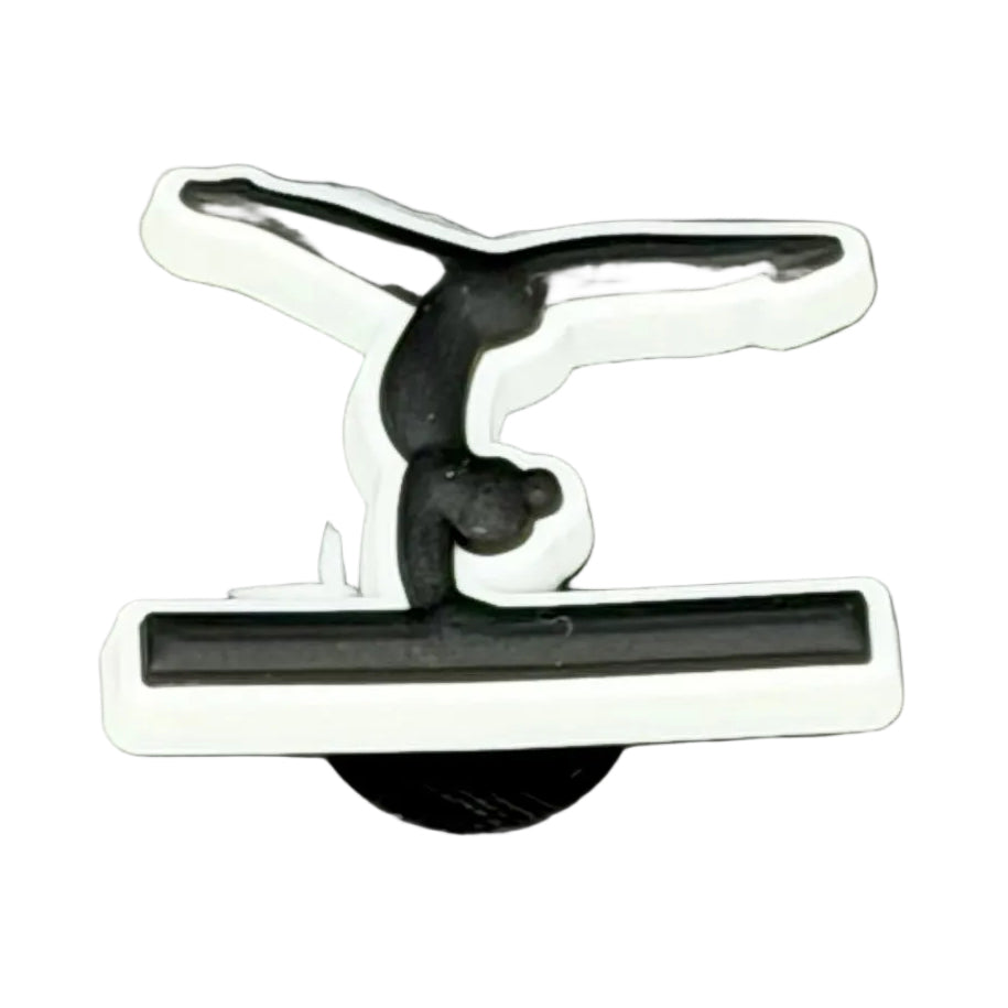 Gymnastics Beam Shoe Charm