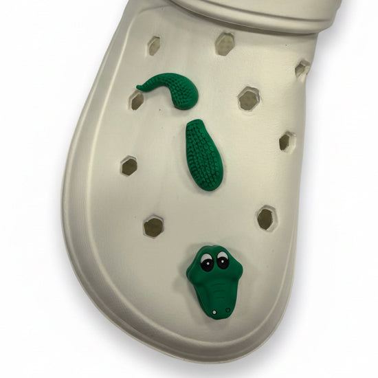 3D Crocodile Shoe Charm (3 Pieces)