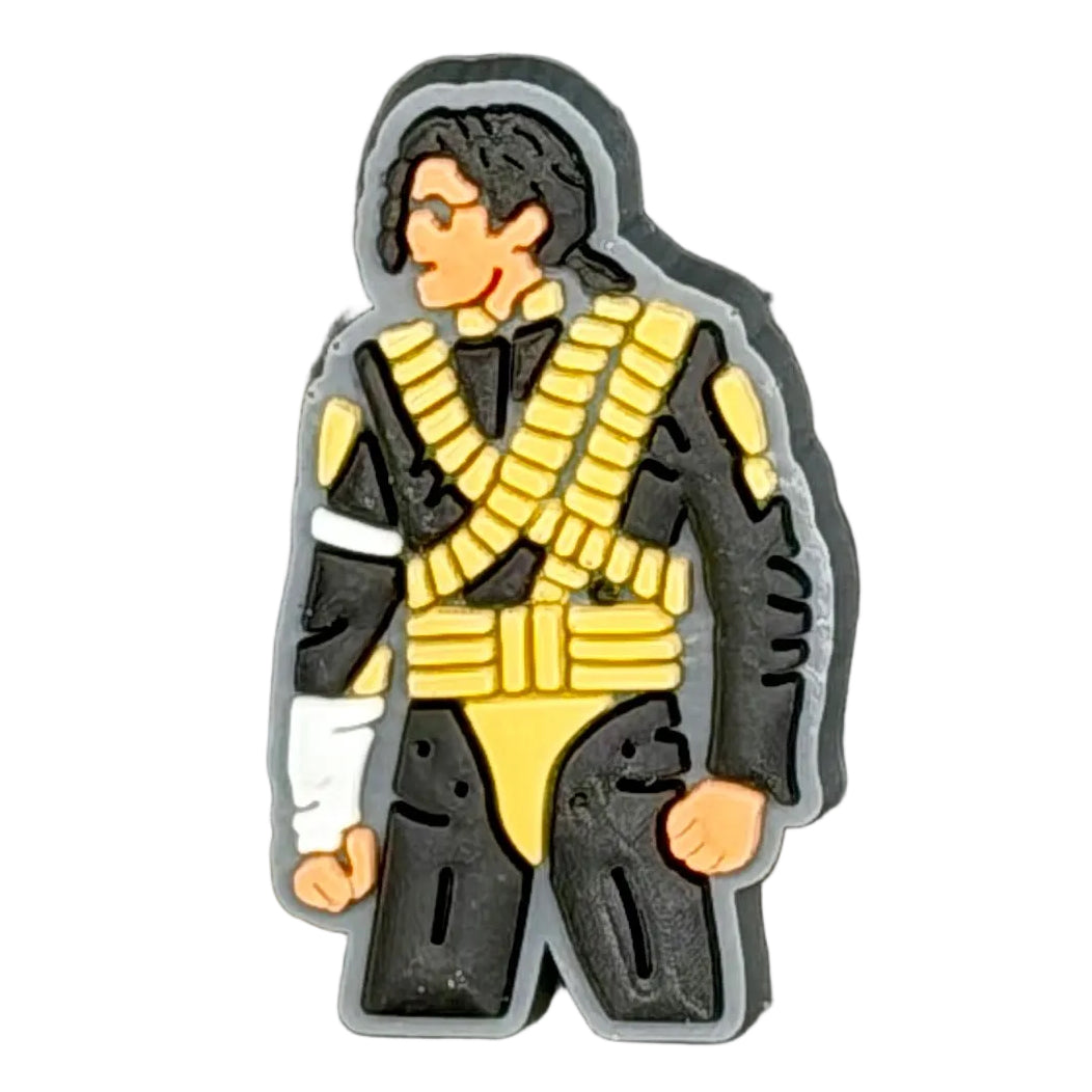 Michael Jackson - Gold Suit Shoe Charm