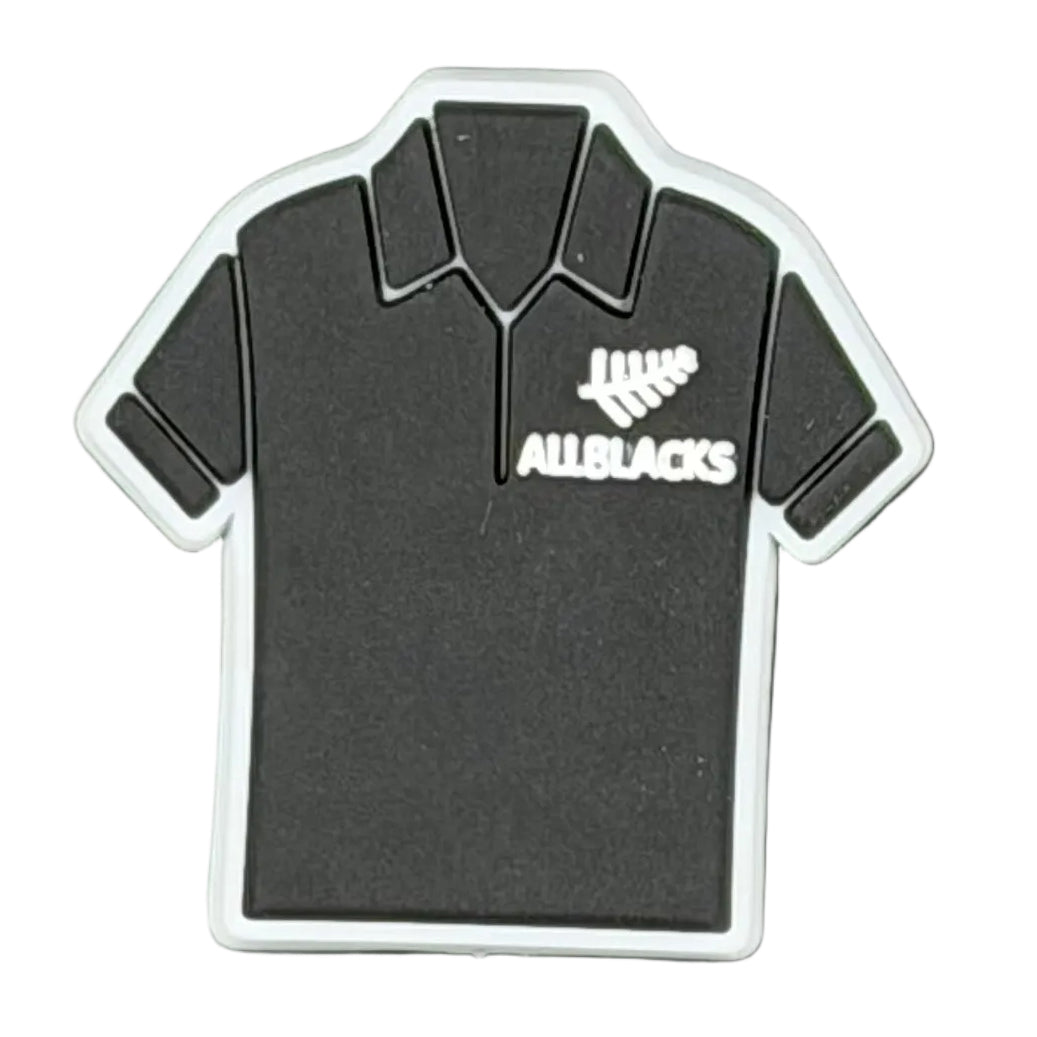 All Blacks Shirt Shoe Charm