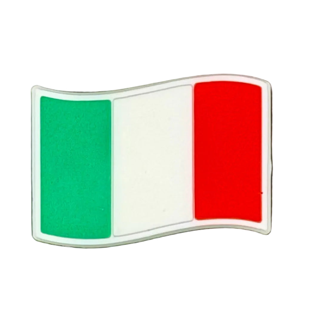Italy Flag Shoe Charm